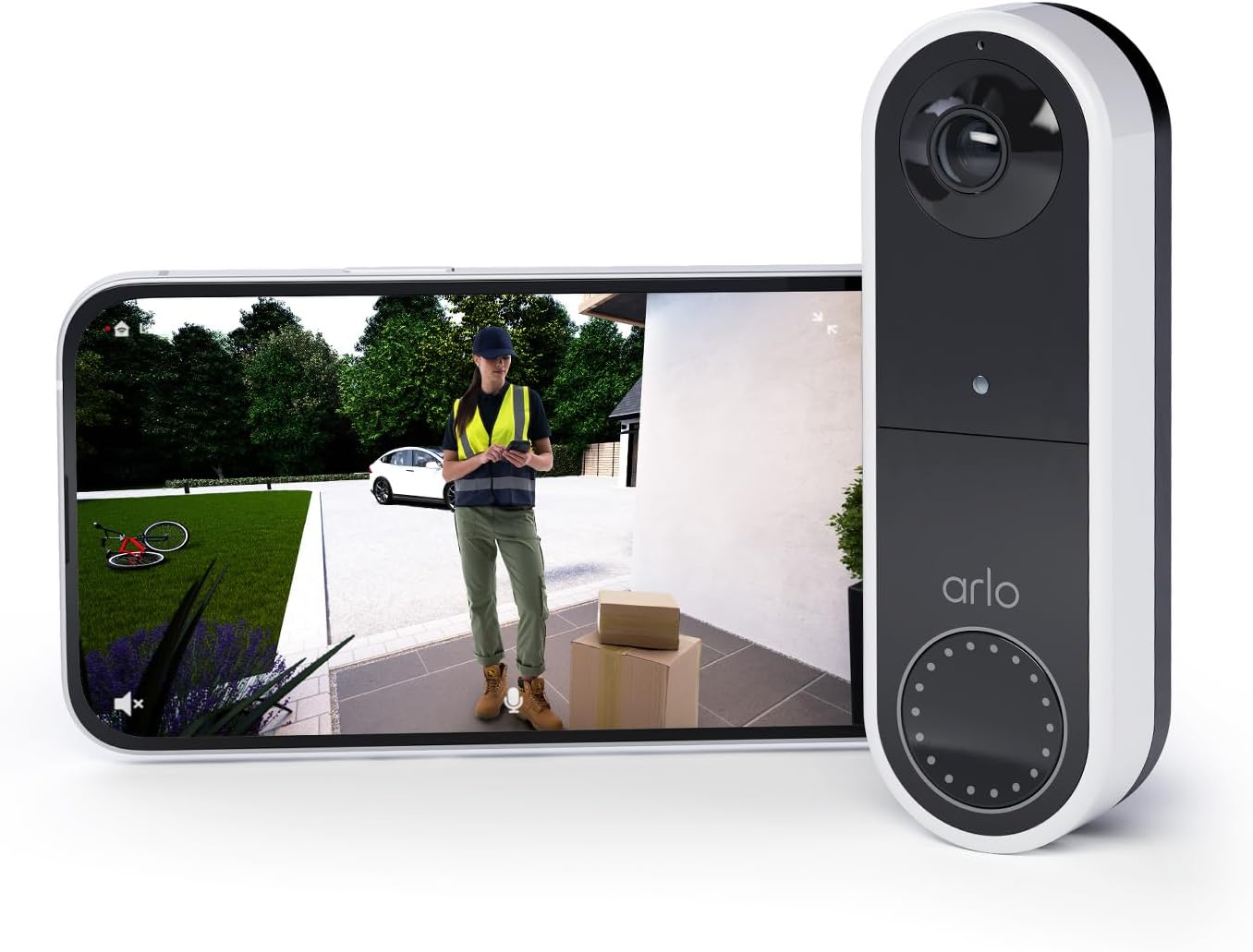 Arlo Essential Wireless Video Doorbell Camera