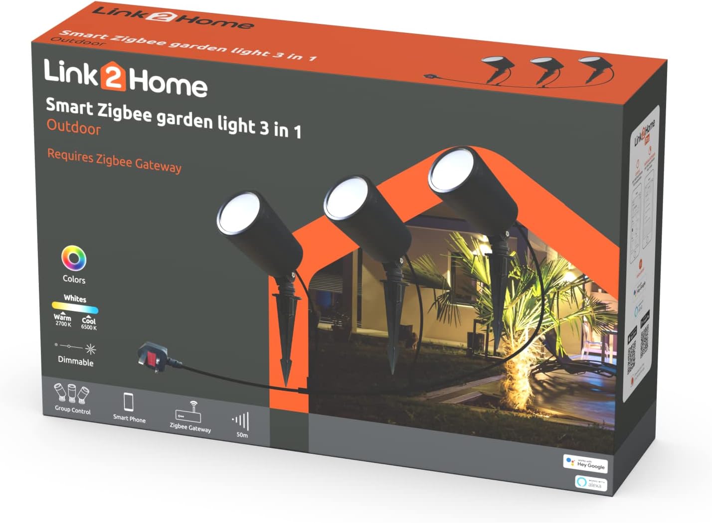 Link2Home Zigbee Smart Garden Light