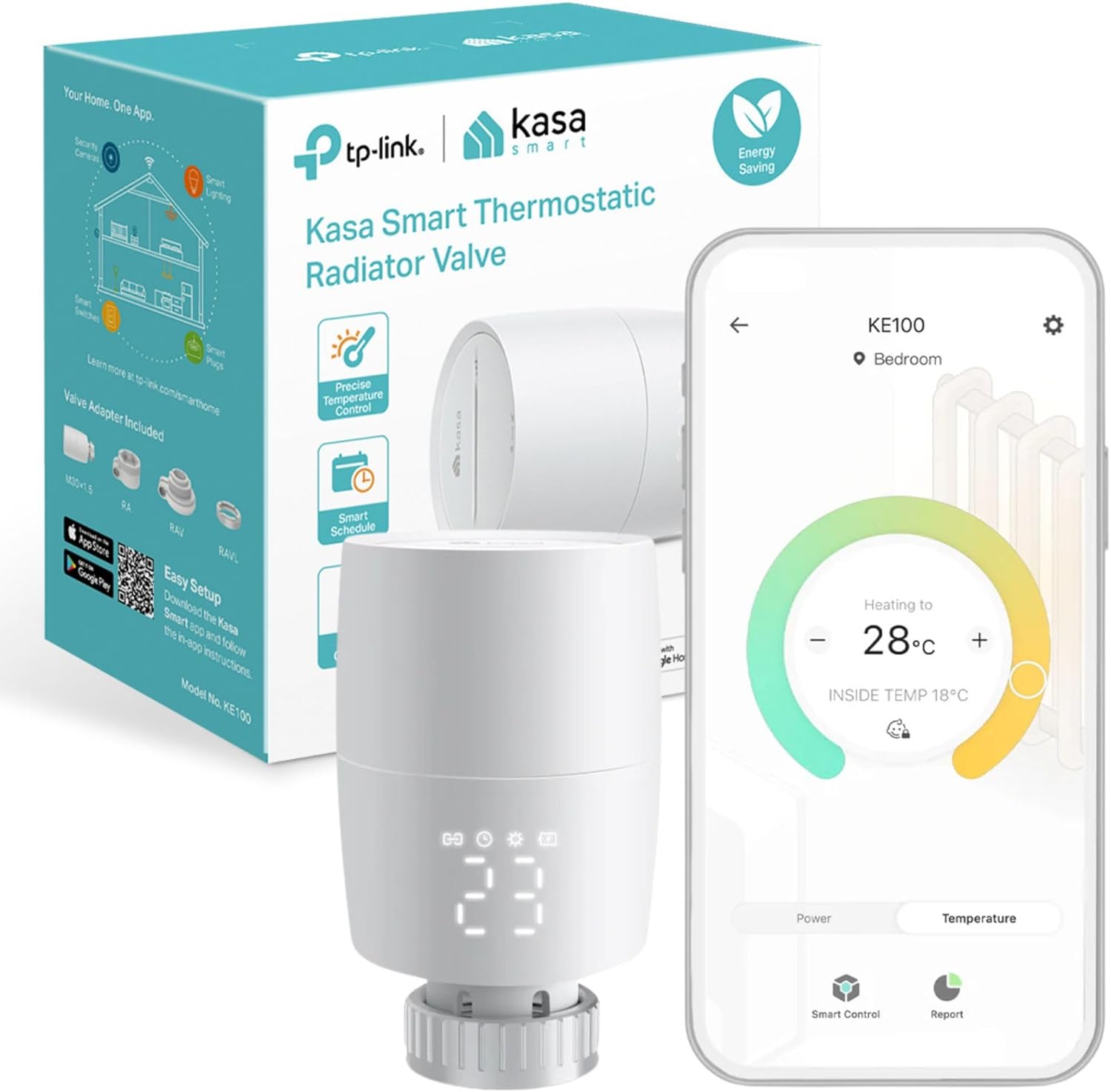 TP-Link Kasa Smart Thermostat Radiator Valve