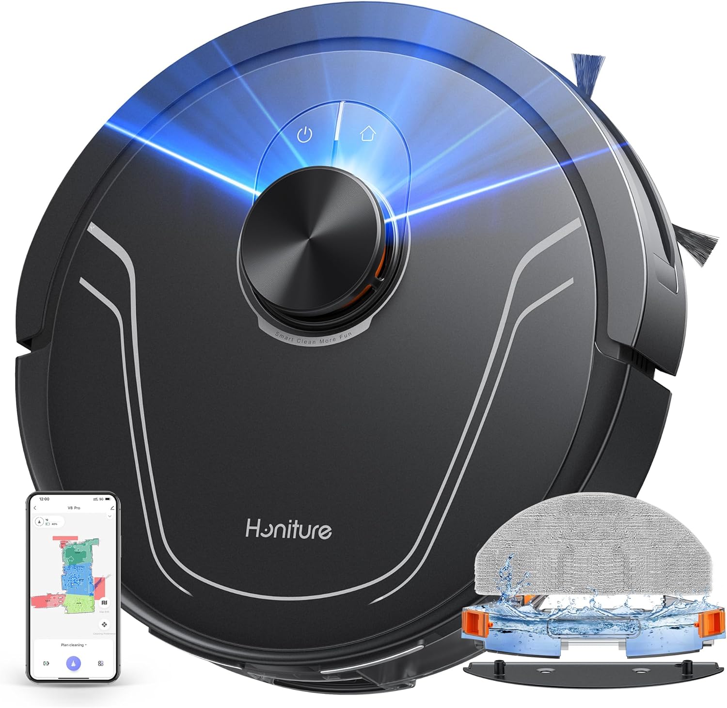 HONITURE Robot Vacuum Cleaner with Mop