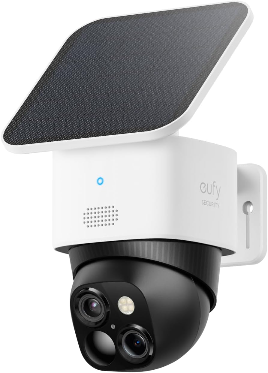 eufy Security SoloCam S340 Dual Cameras Solar Security Camera Outdoor Wireless 3K