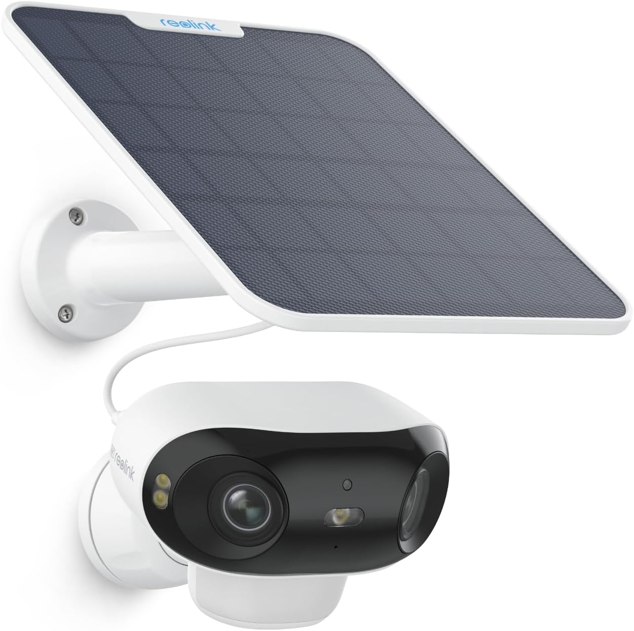 Reolink 4K Battery plus Solar Panel Security Camera Outdoor Wireless with Dual Lens 180° View